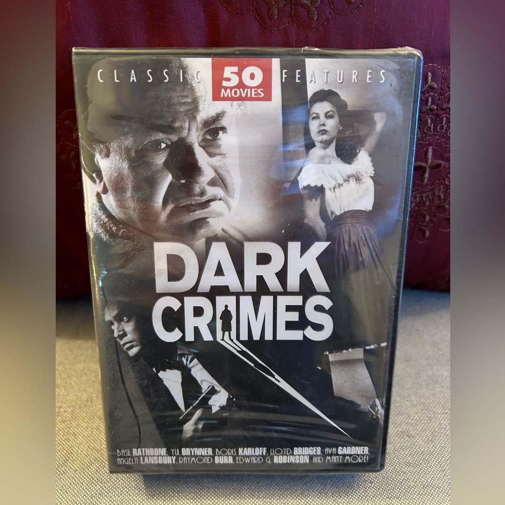 Dark Crimes - 50 Movies DVD NWOT